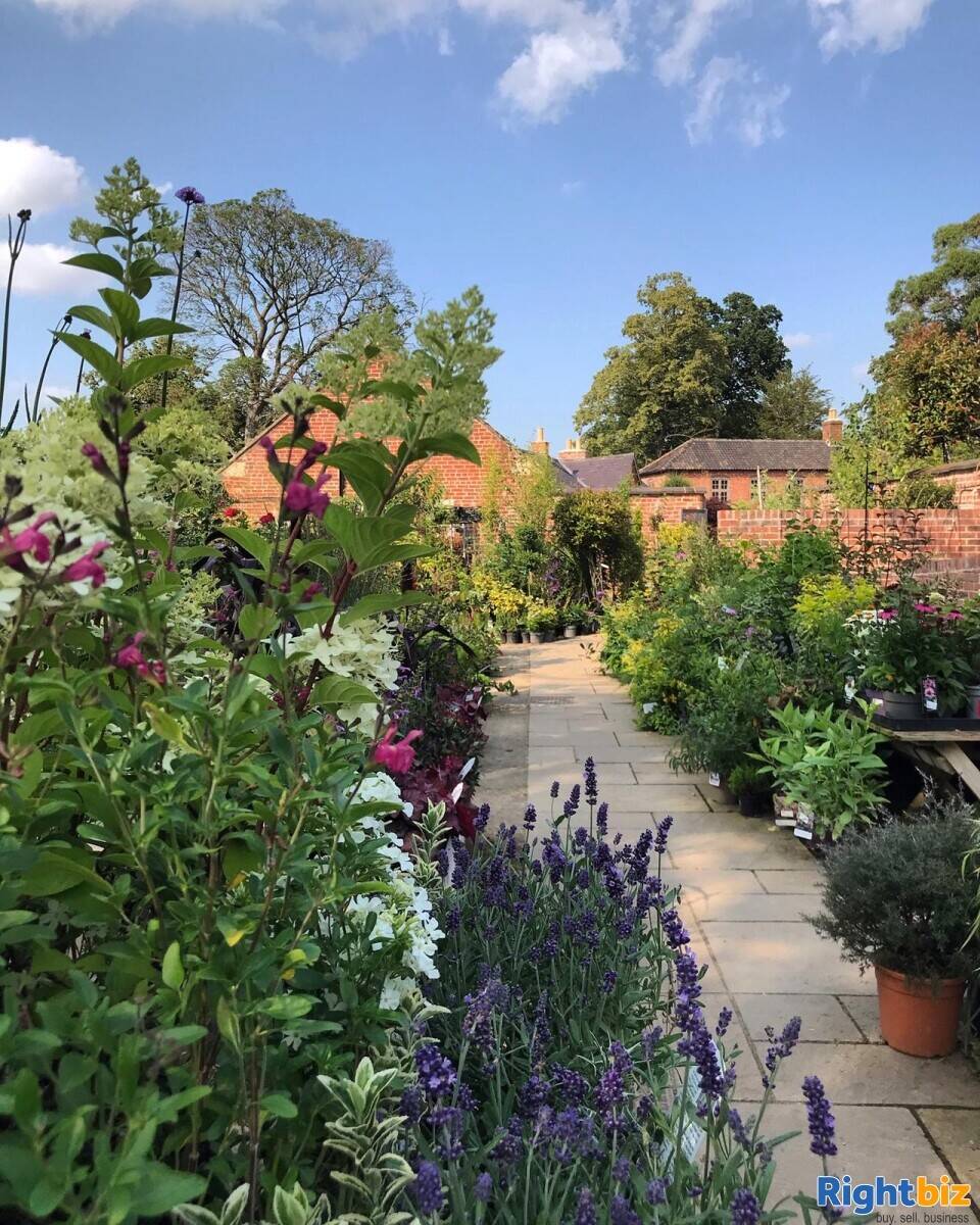 Garden shop with good outside sales area in the heart of Vale of Belvoir