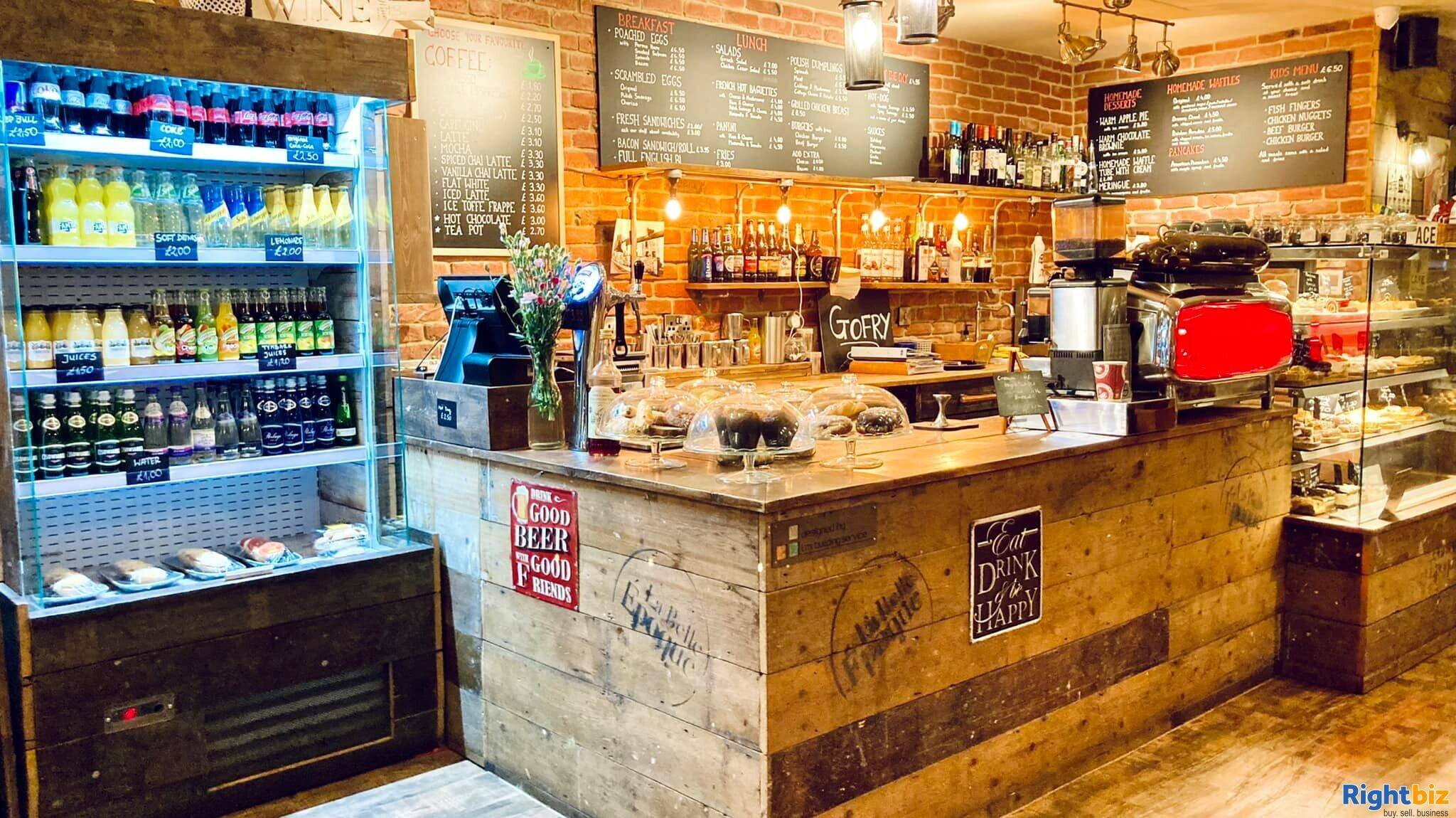 La Belle Epoque coffee and wine business for sale