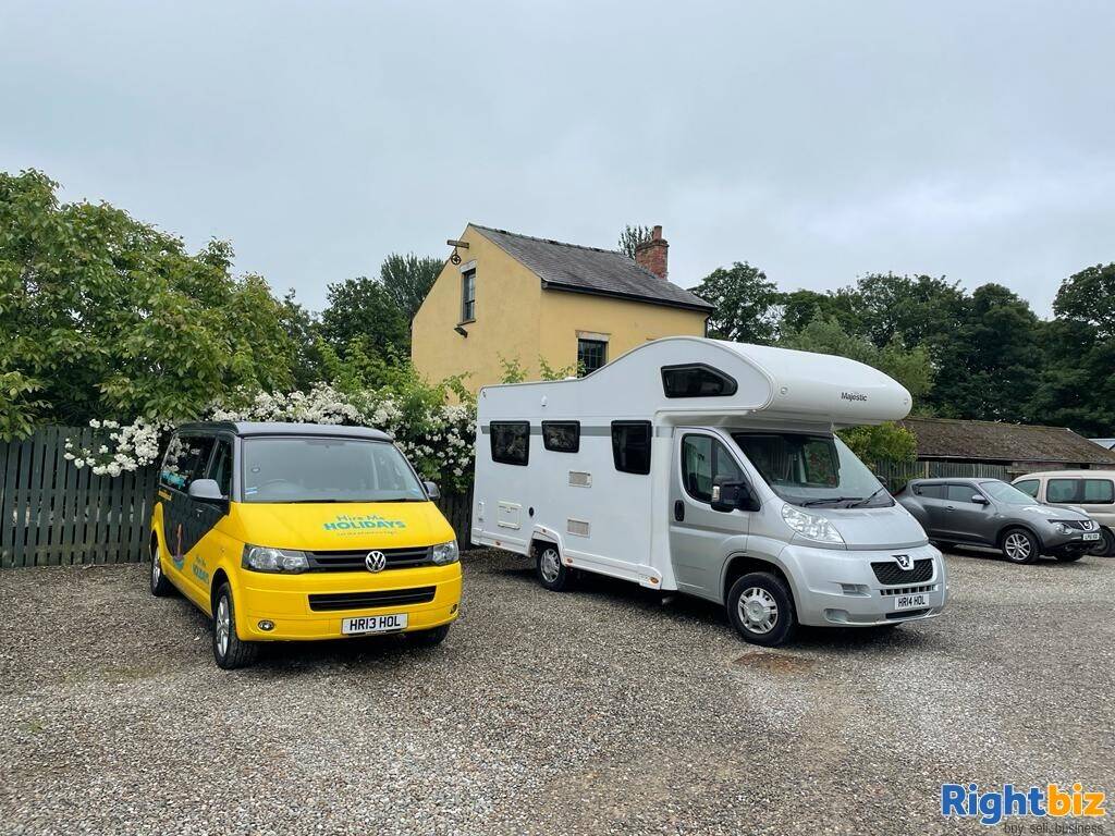 Motorhome, Campervan And Tent Hire Business For Sale