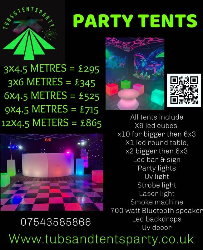 Party tents & hot tubs hire Photo 4