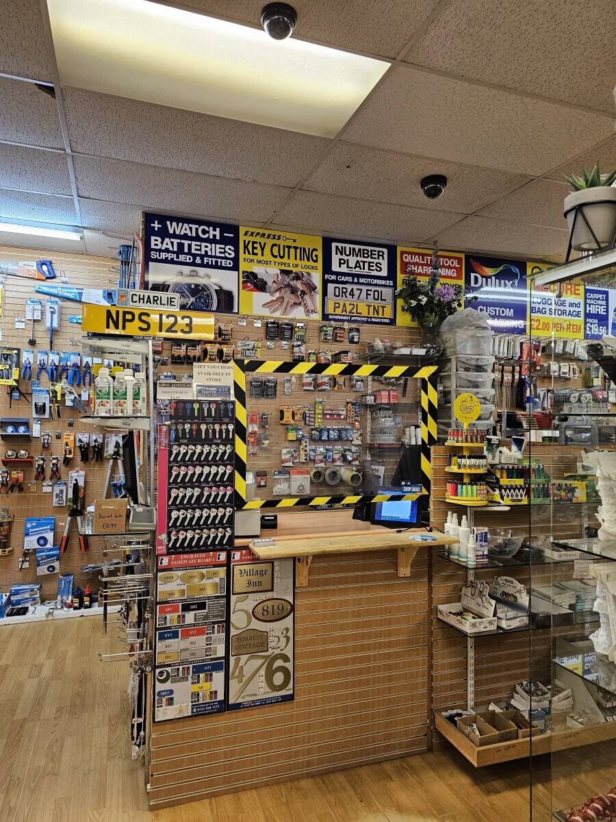 WELL ESTABLISHED HARDWARE/DIY AND FABRIC STORE IN DUNDEE CITY CENTRE