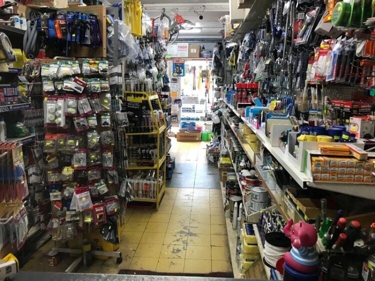 Hardware store with accommodation  for sale