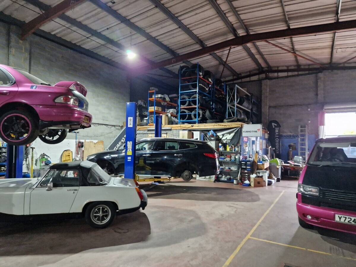 MOT station with tyres for sale leasehold