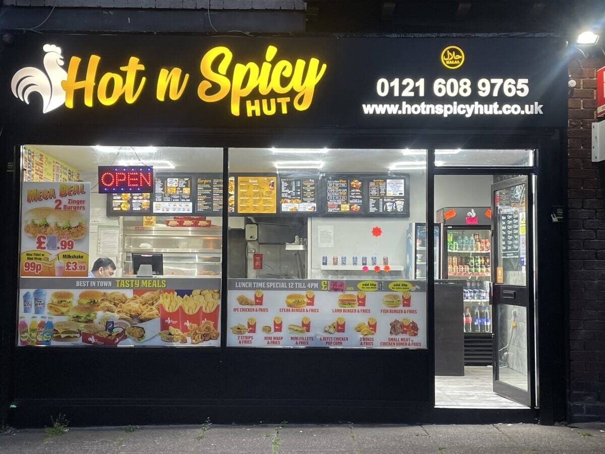 Fried chicken shop for sale in Kingstanding Birmingham