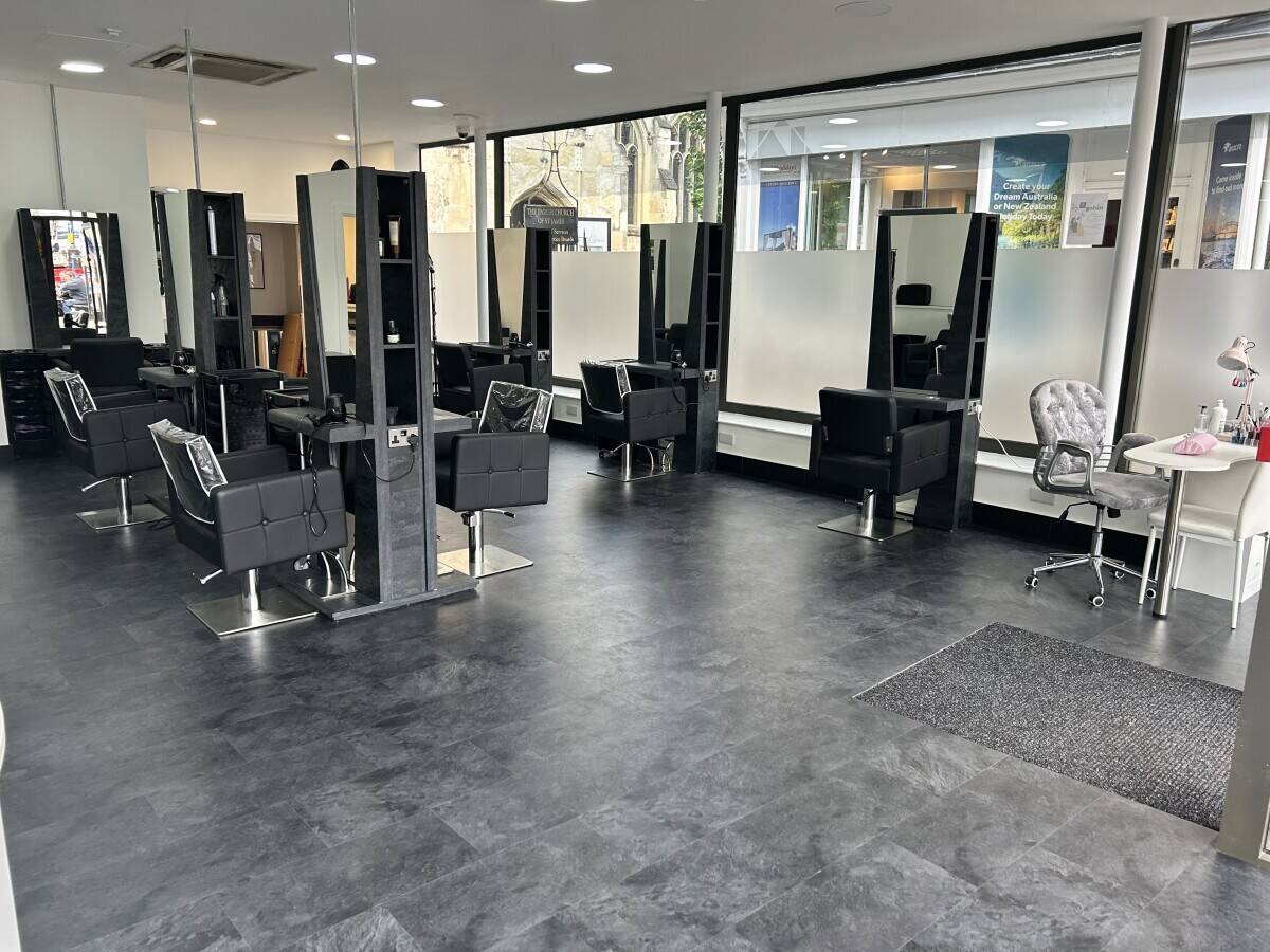 Hair salon newly fitted 100 square ft in Wiltshire 