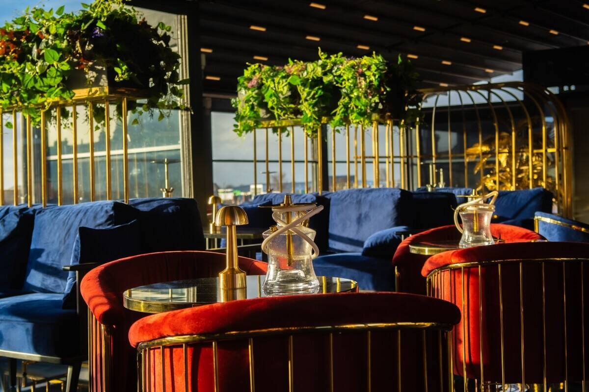 Restaurant, Rooftop Bar Lounge and Nightclub Photo 4