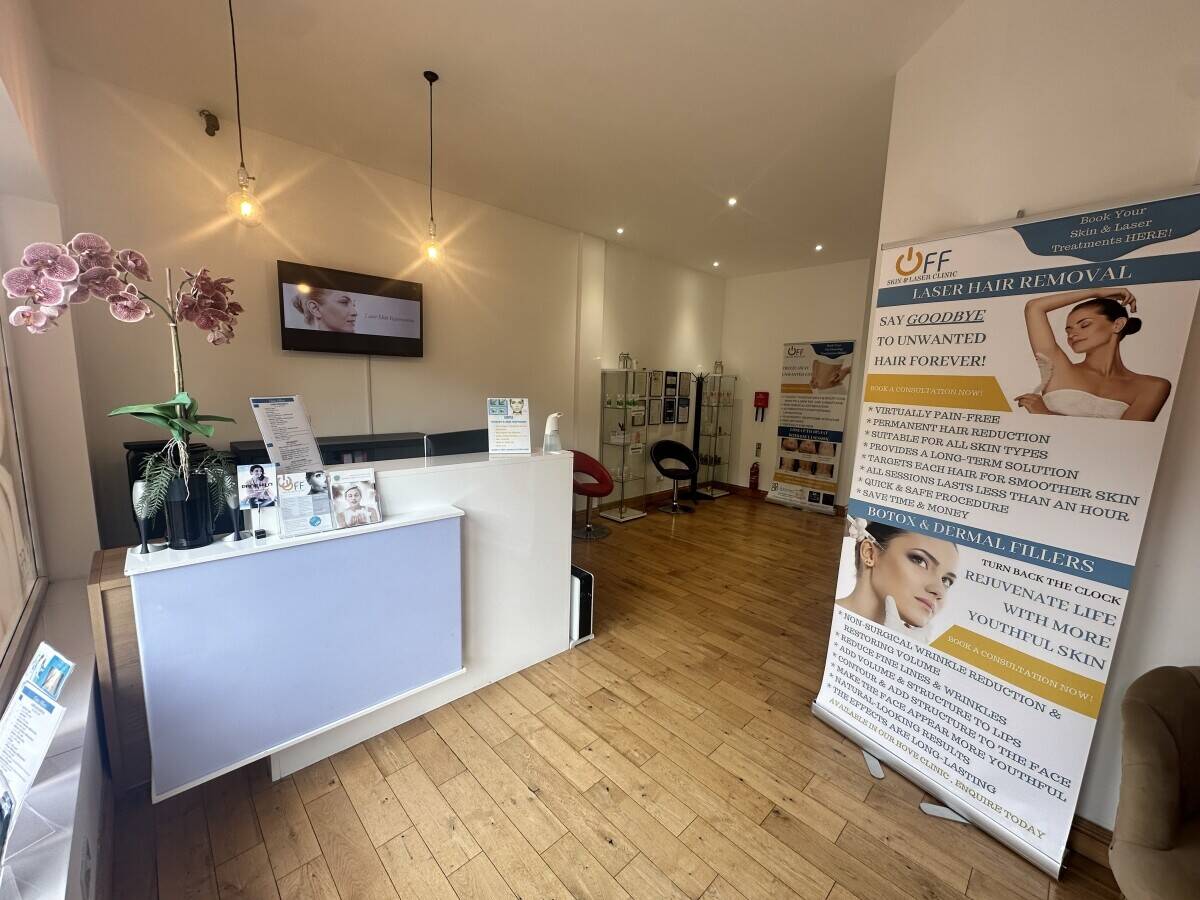 AESTHETICS CLINIC  LOW OVERHEADS  CENTRAL HOVE LOCATION