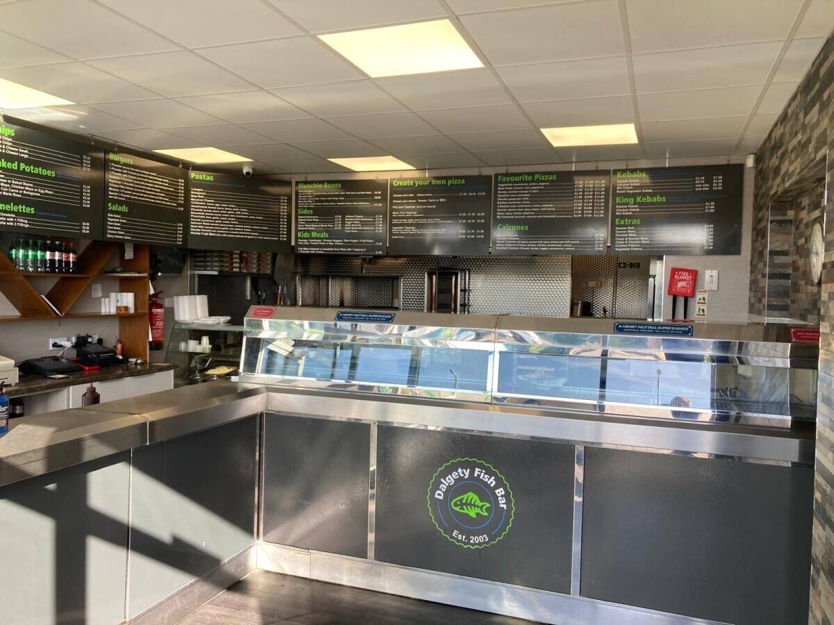 Busy Fish & Chip Shop Pizzeria LEASEHOLD FOR SALE in Dalgety Bay, Dunfermline - Prime location Photo 4