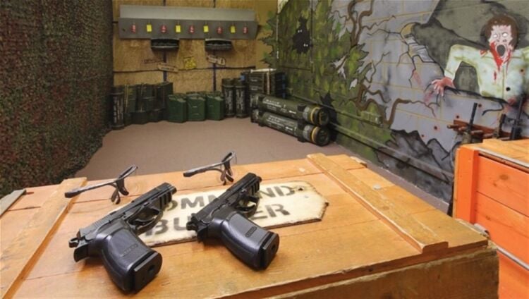 FIREARMS DEALER, GUN SHOP, AND INDOOR SHOOTING RANGE