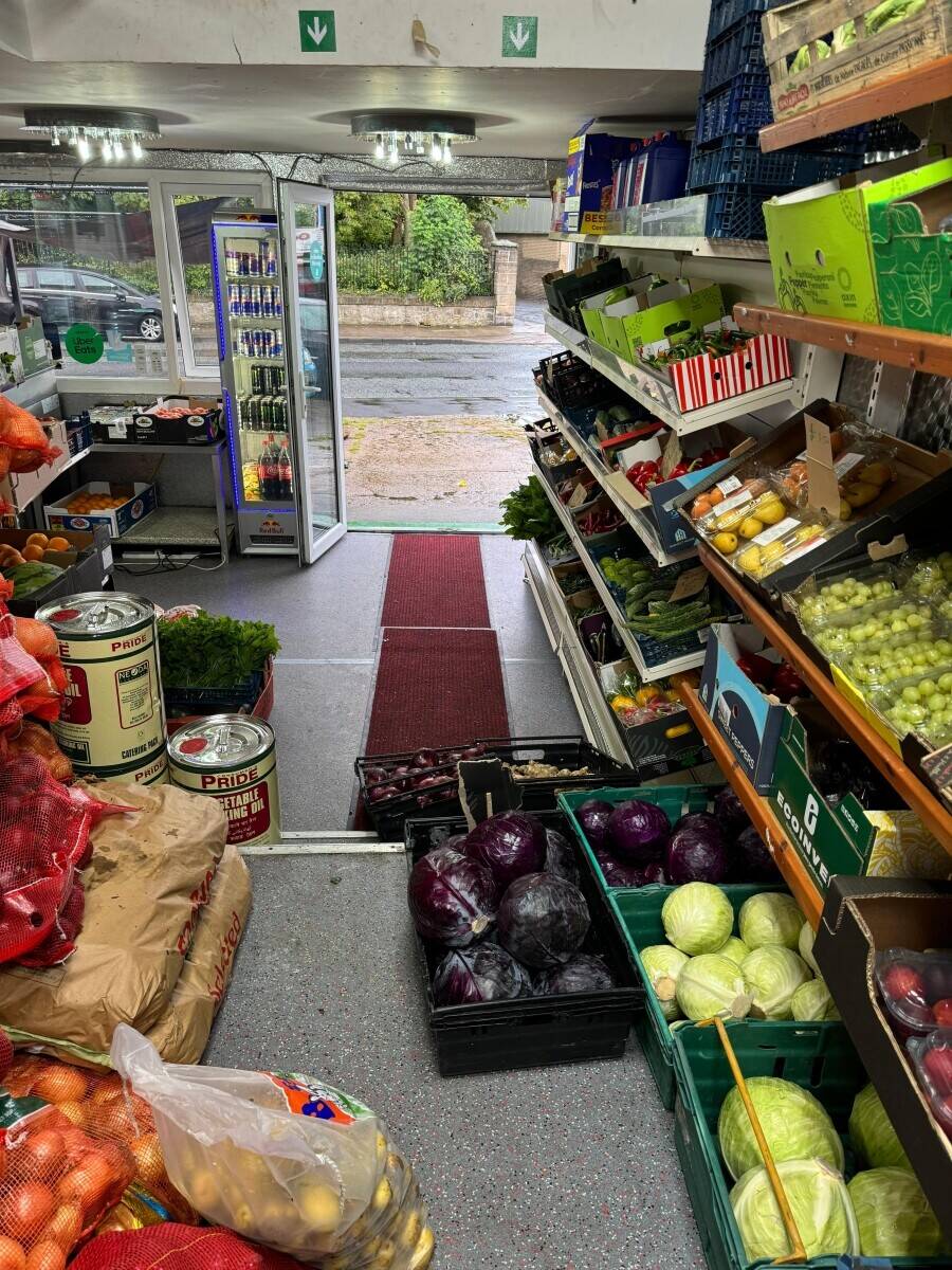 Fruit and vegetables And ice Cream shop