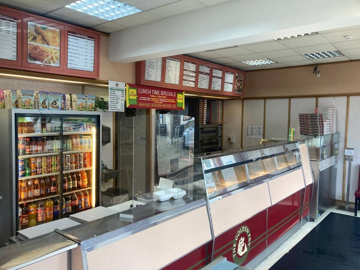 Busy Fish & Chip Shop Takeaway Wishaw Glasgow - Leasehold For Sale - £POA The Golden Fry