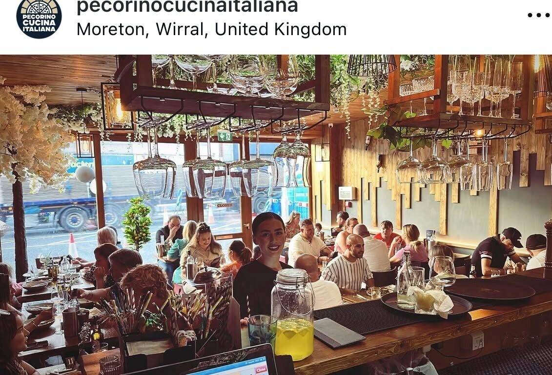 Italian restaurant for sale in Moreton Wirral
