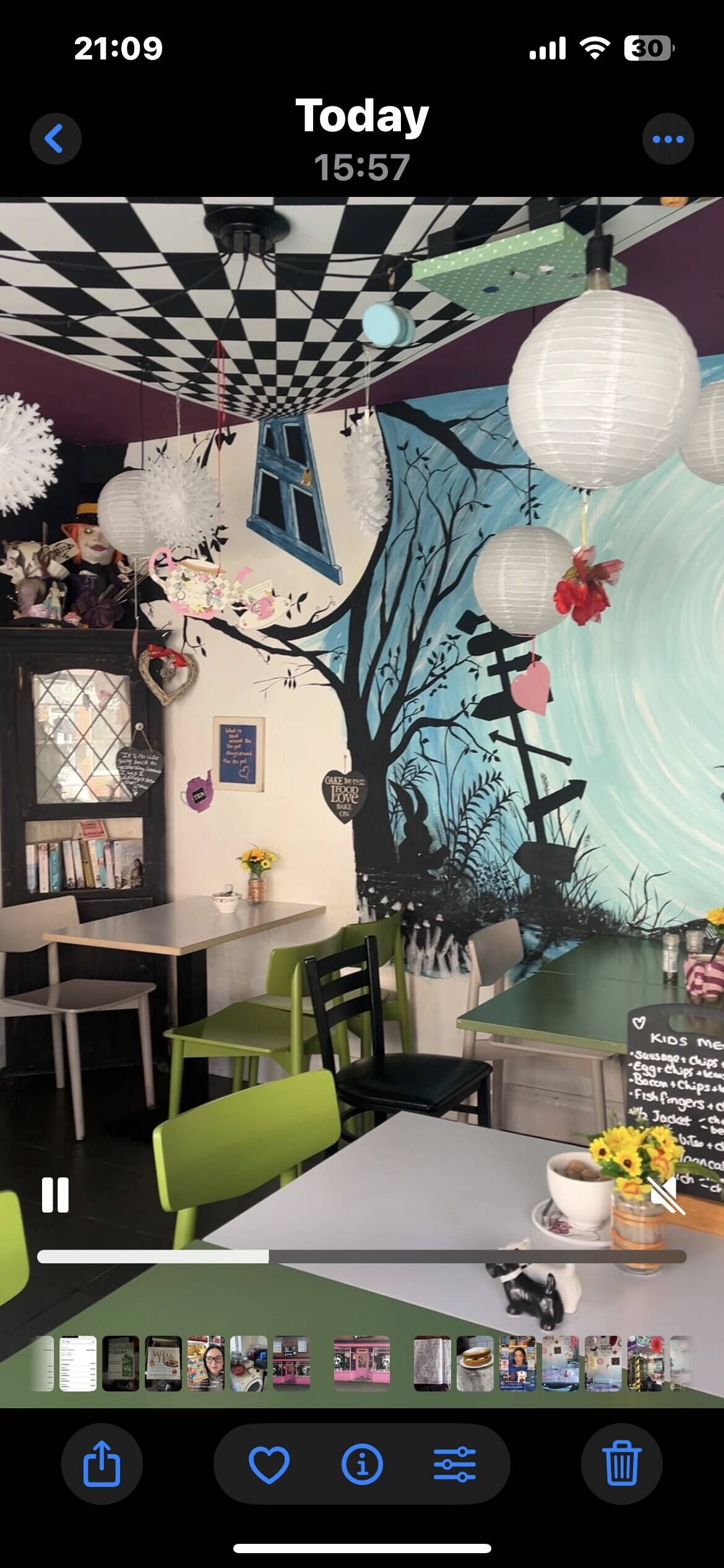 Vintage Mad Hatters tea room