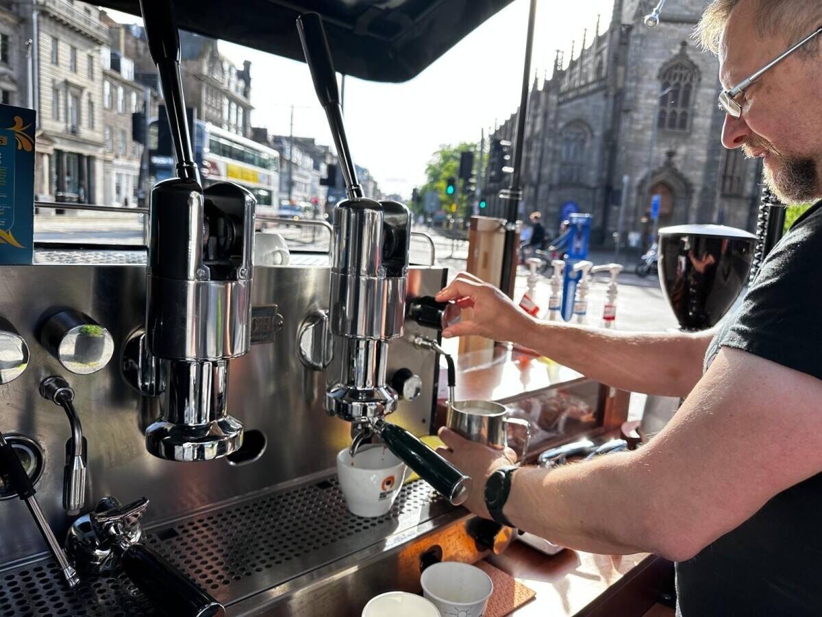 Unique Bike Cafe, previously operated in West End of Edinburgh/at selected events (ref 1743)
