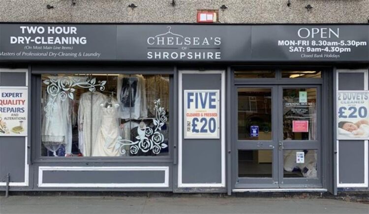 DRY CLEANING & LAUNDRY SOLUTIONS COMPANY IN WELLINGTON/SHROPSHIRE