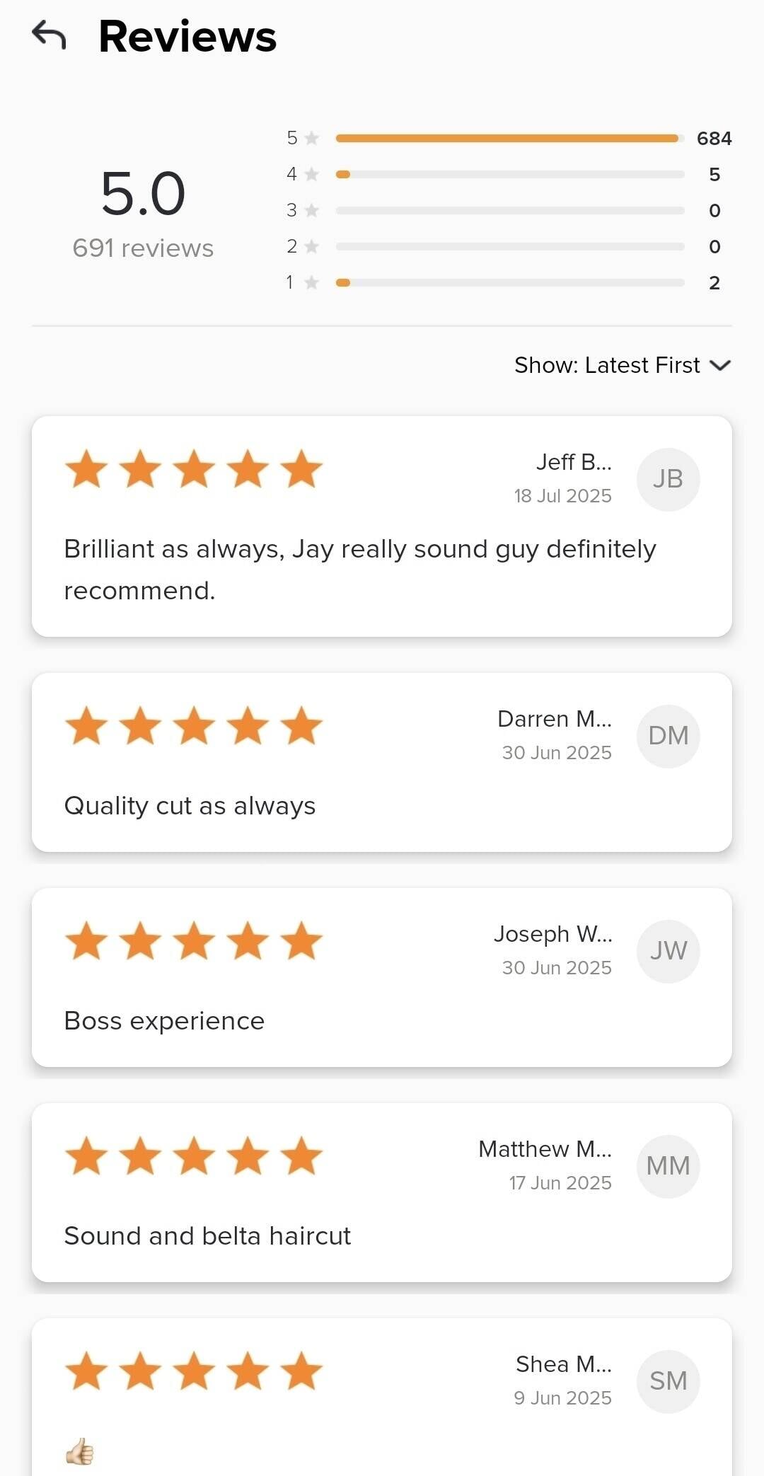Established barber shop advertising ending