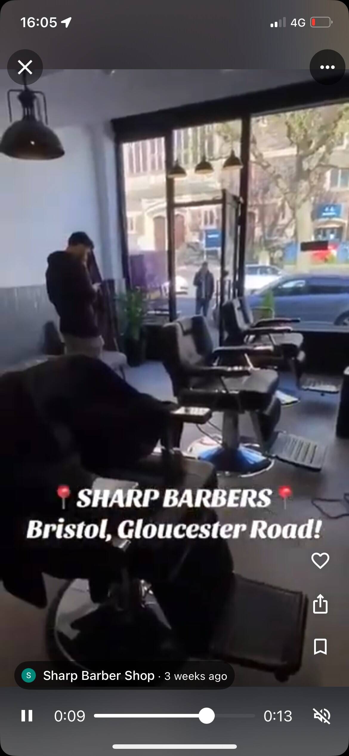 Super Barber shop on Gloucester Road