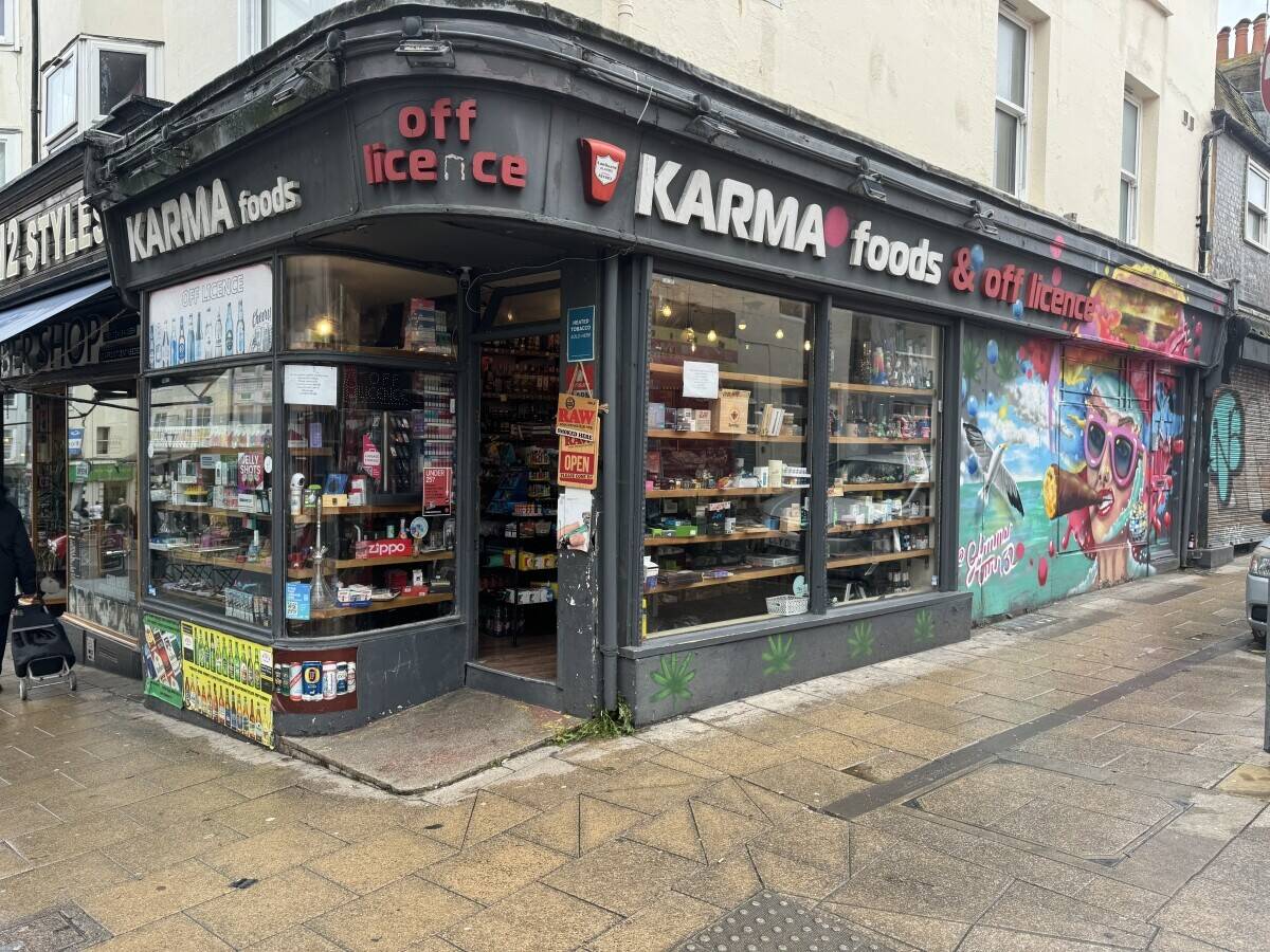 Profitable Off Licence for Sale in Central Brighton (St James Street)