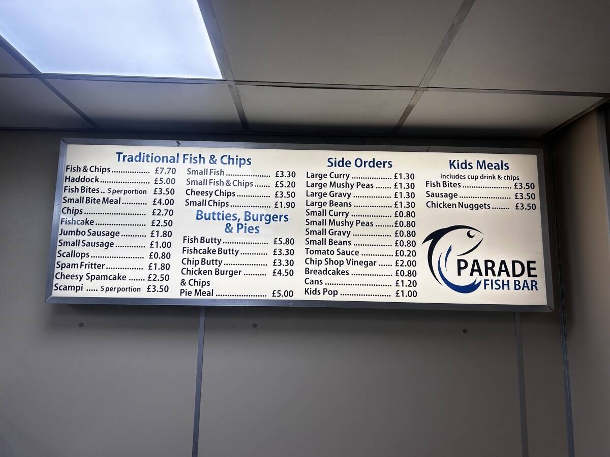 Parade fish bar relisted due to time wasters Photo 4