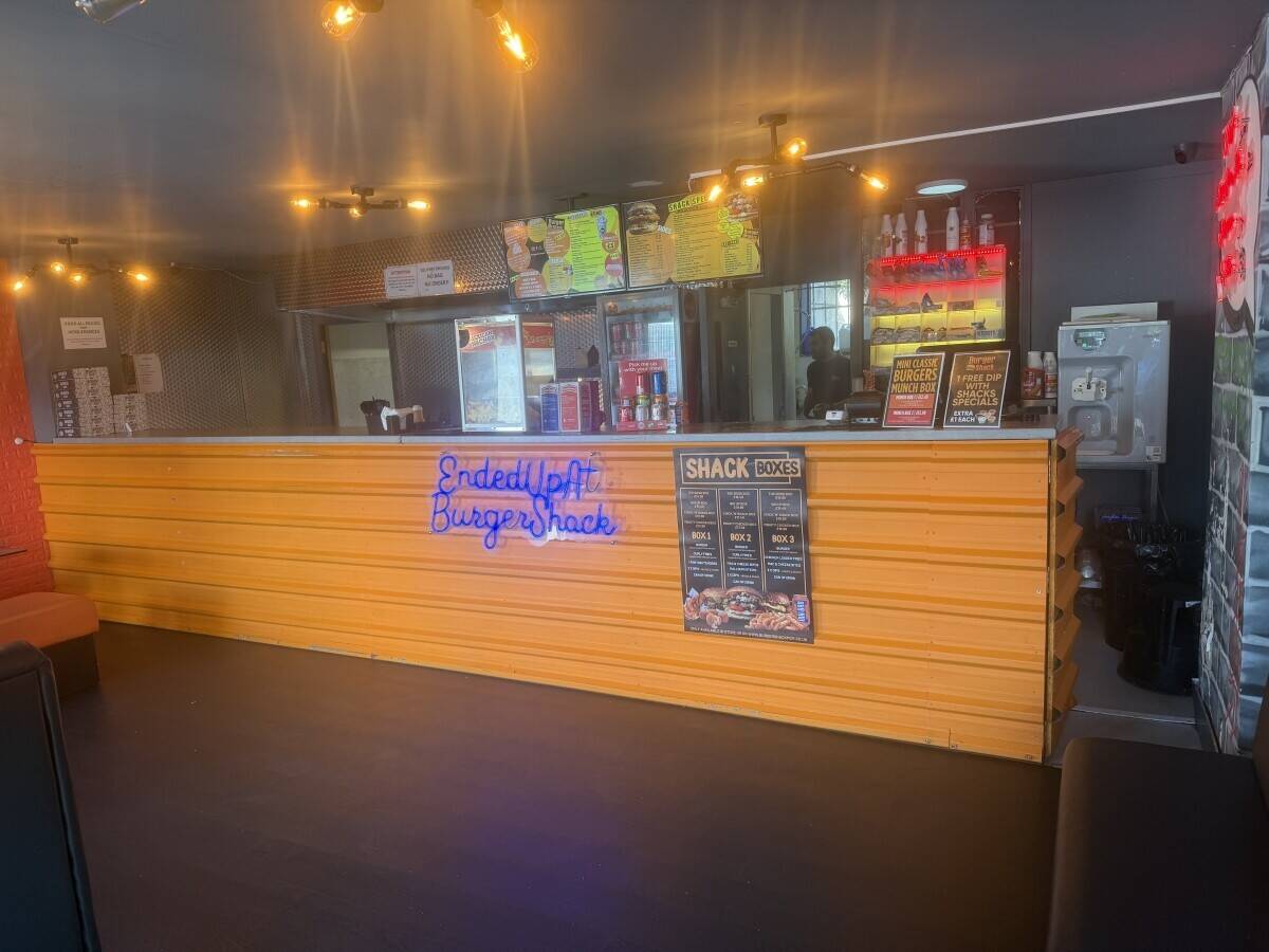 Fast food burger takeaway