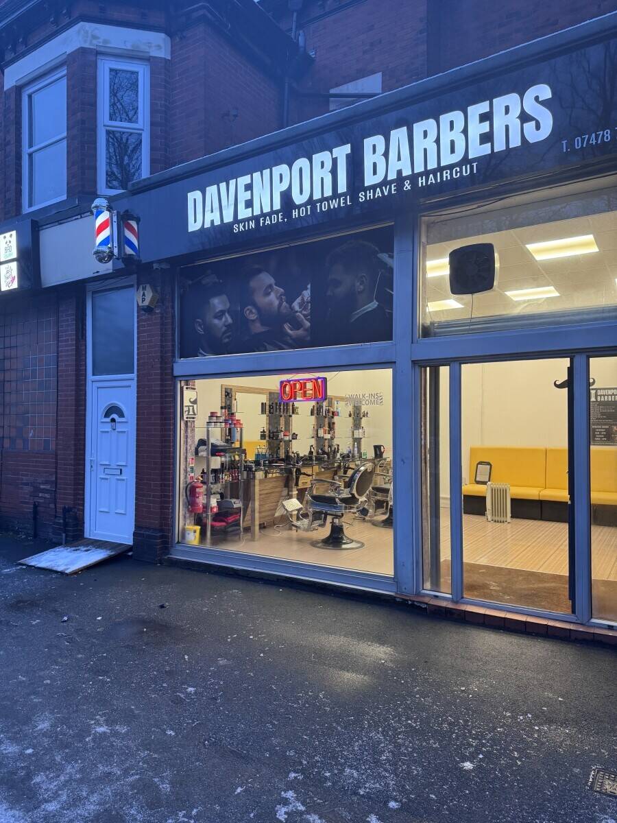 Barber shop for sale in stockport
