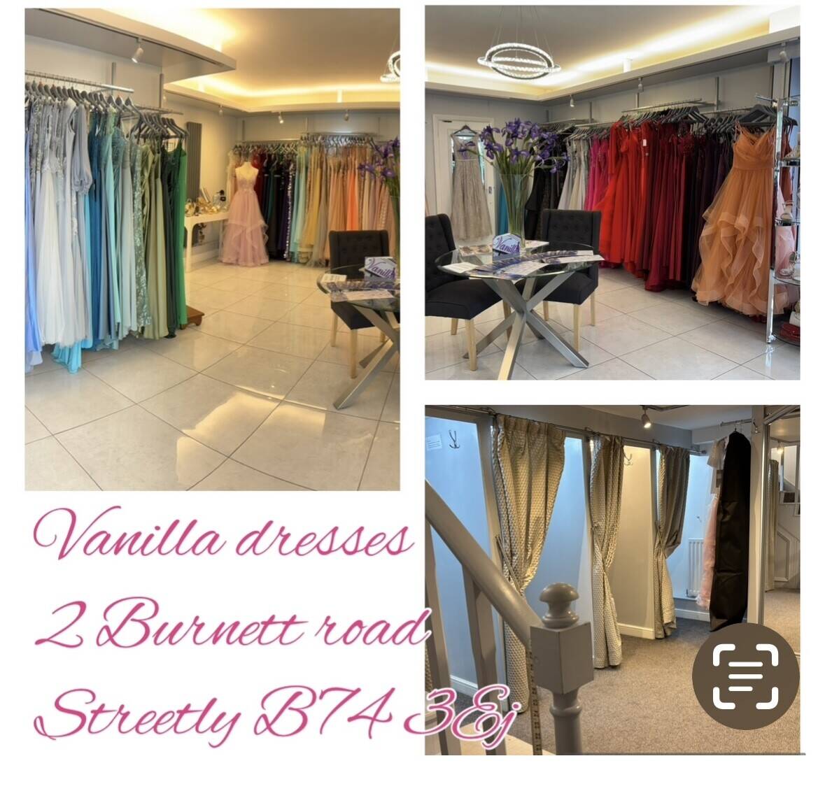 Prom dress boutique  in extremely sought after village
