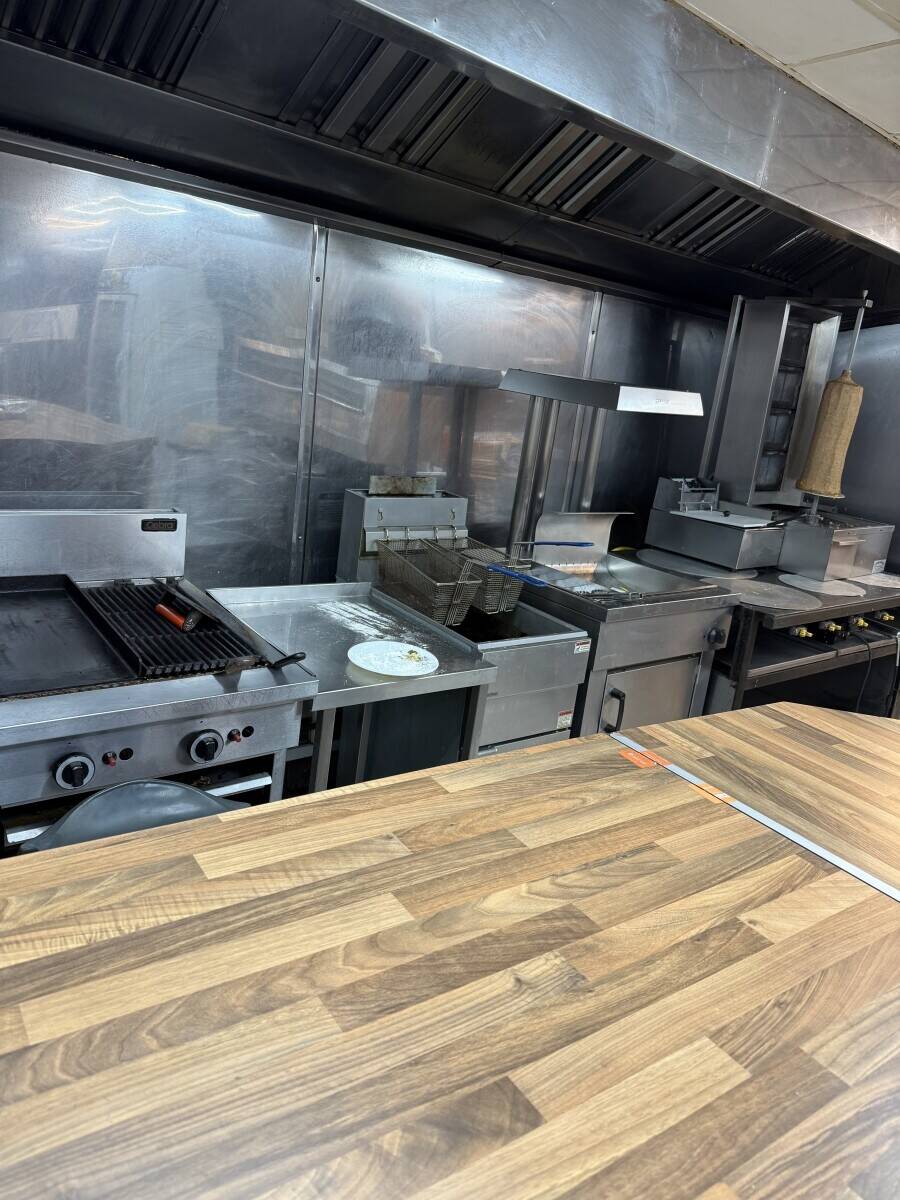 Fast food takeaway for sale in Wigan with Flat upstairs