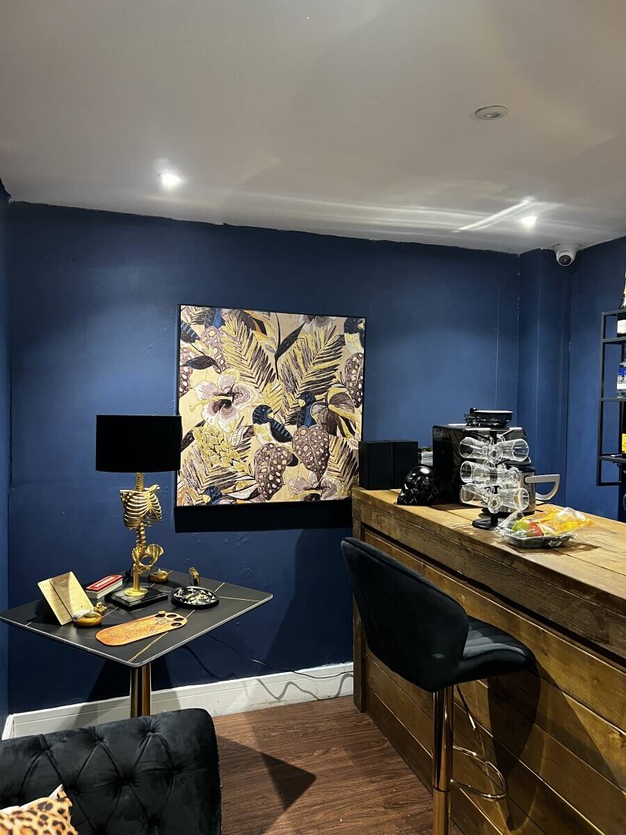 BAR  sale &pound;7,000. let @ &pound;1,500 per month . Rent Advance 3 months &pound;4,500 . 3 year lease initially . A