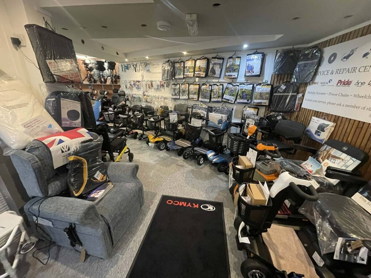 Two well-established mobility shops for sale in Wales