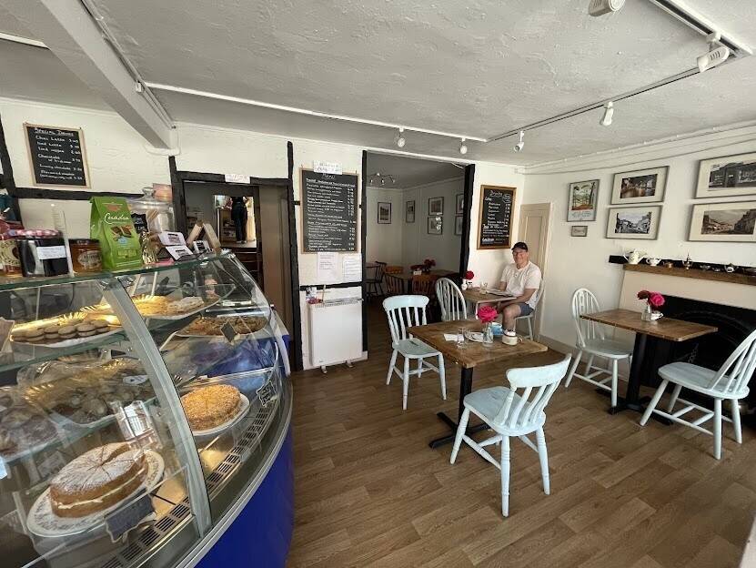 Cafe in antique quarter of Dorking