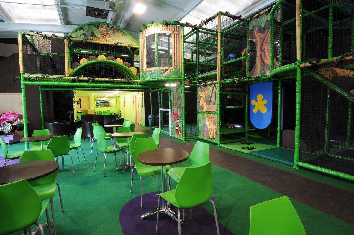 Large Jungle-Themed Soft Play Centre Playframe, Toddler Area, Baby Area, &ndash; Setup Ready for Relocation or New Venue!