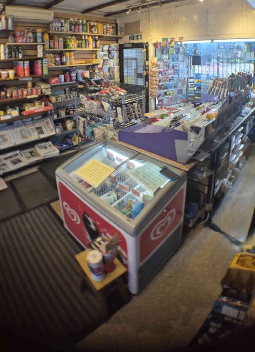 Newsagent / convenience store with 3-bed flat,  GOODWILL &pound;50000 ono