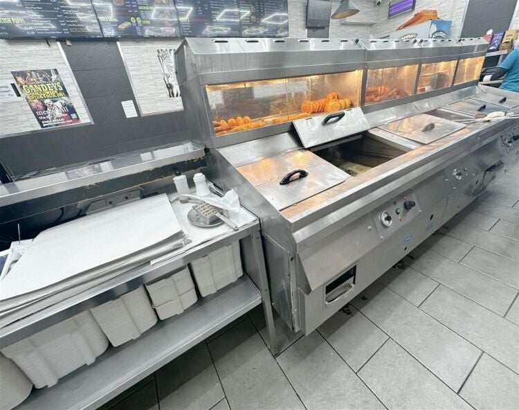High-turnover fish & chip shop, Bilston, West Midlands