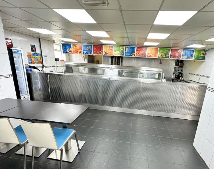 Long-established fish & chip shop, Kettering parade