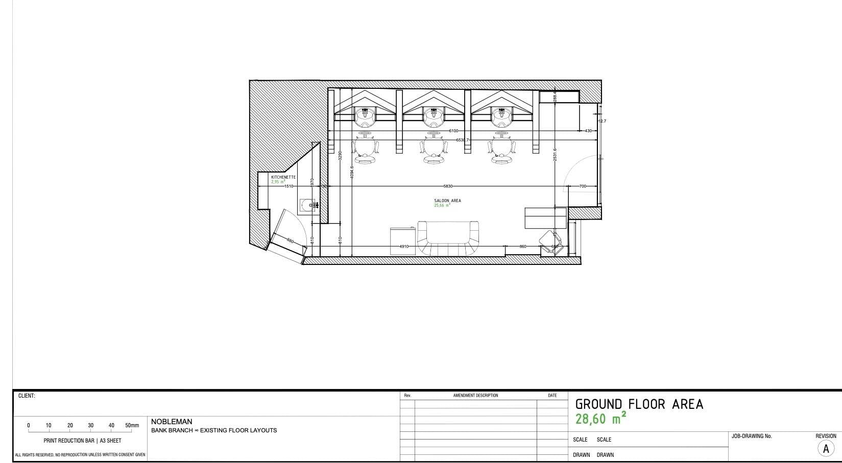 3 Seat operational Barbershop with large basement ready for development in City of London Photo 4