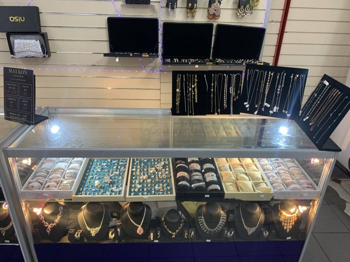 Costume Jewlery Shop at Busy Post Office Walthamstow High Street