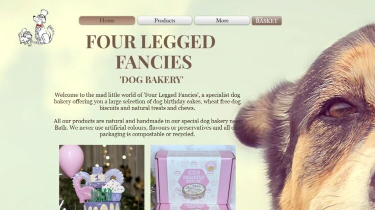 Award-Winning Dog Bakery Ecommerce Business with National Mail-Order Sales