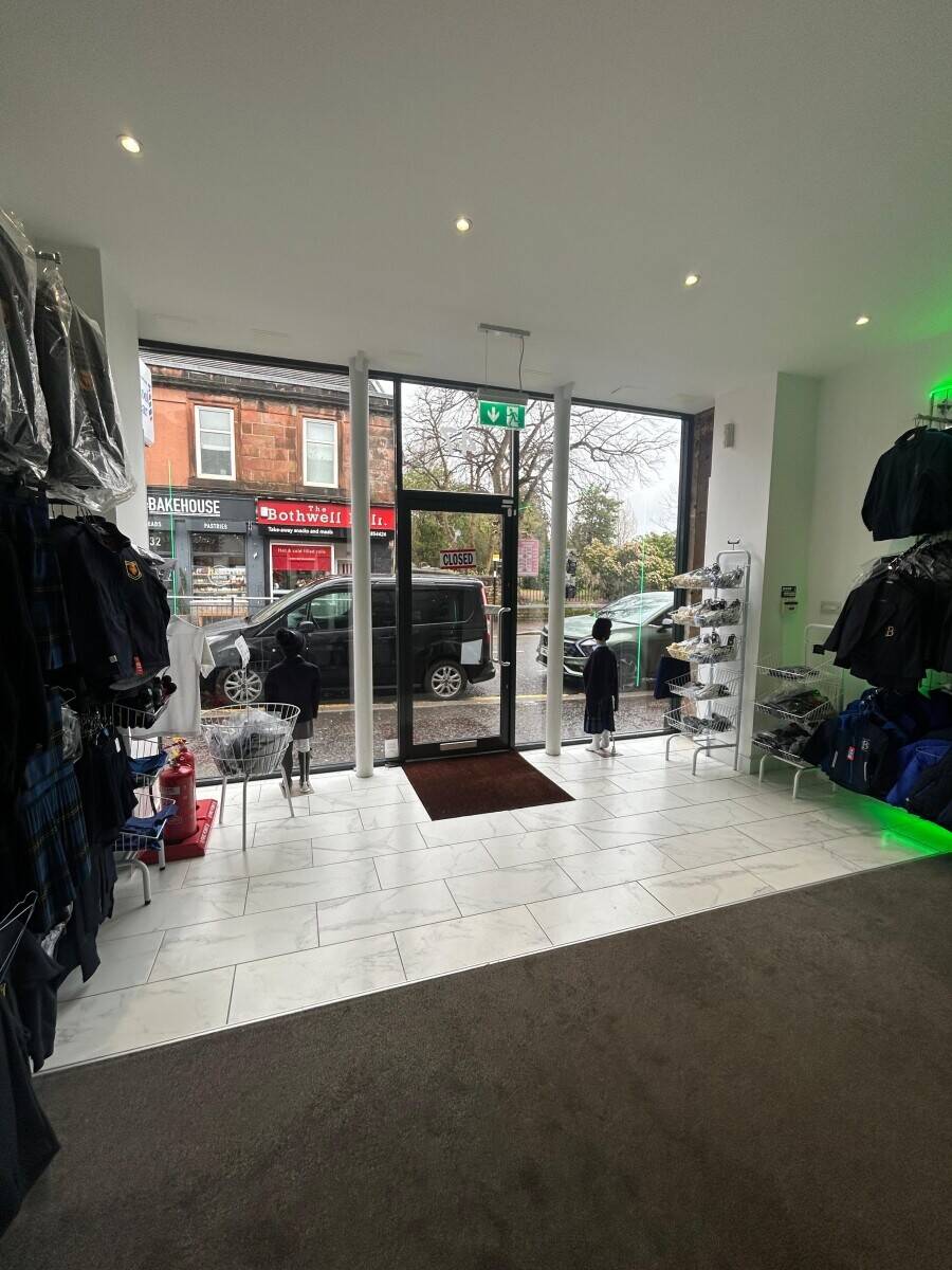 Business For Sale Frontline Schoolwear, School Uniform & Embroidery Shop, Bothwell Photo 4