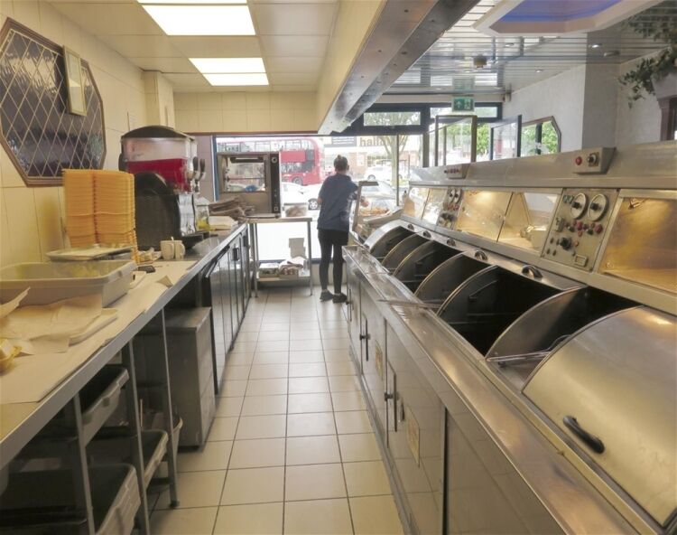 Long-established fish & chip shop, busy Sidcup parade