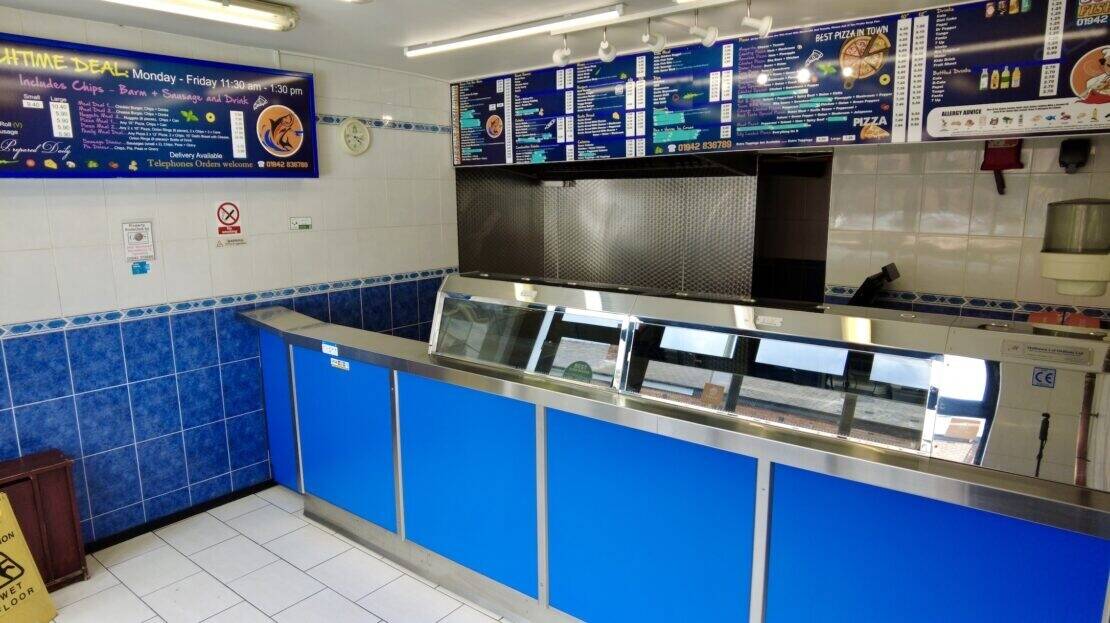 Fully Equipped Fast Food Outlet For Sale Golborne Greater Manchester