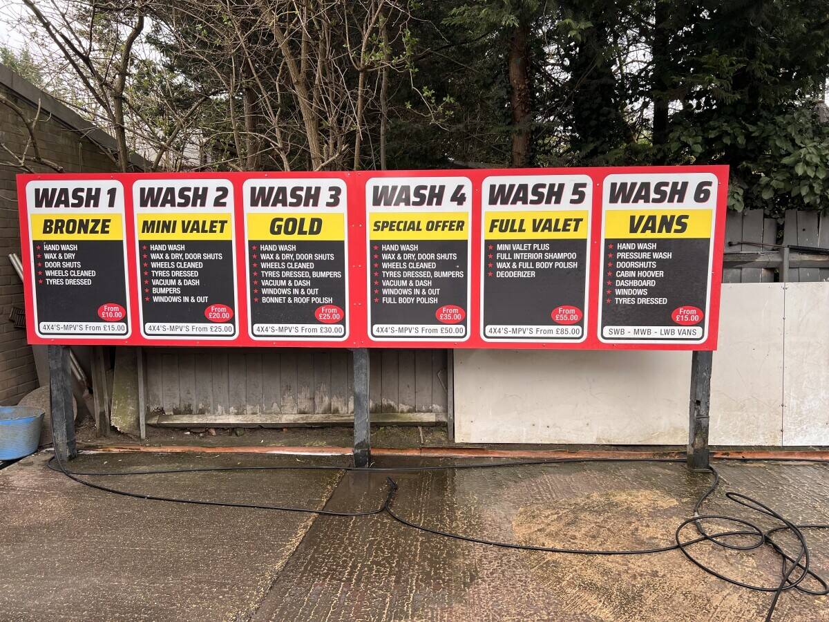 Car wash in Bishops stortford  for sell