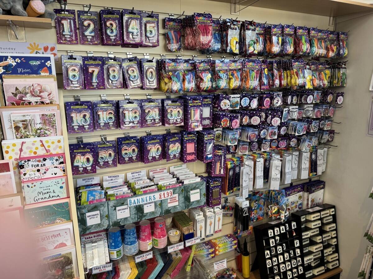 Well-Established Card, Gift & Partyware Shop for Sale - Southwater, West Sussex