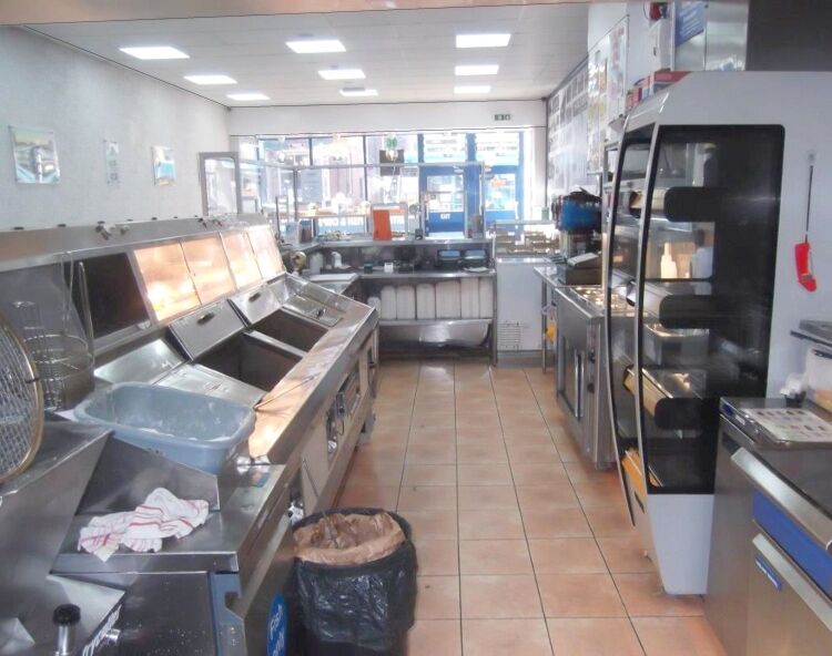 Under achieving Fish and chip shop in Southport Merseyside