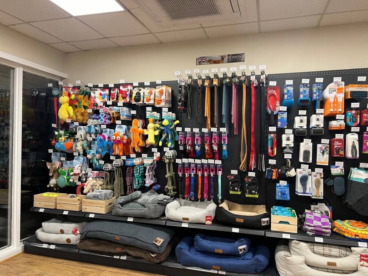 Local pet supplies shop with loyal repeat custom