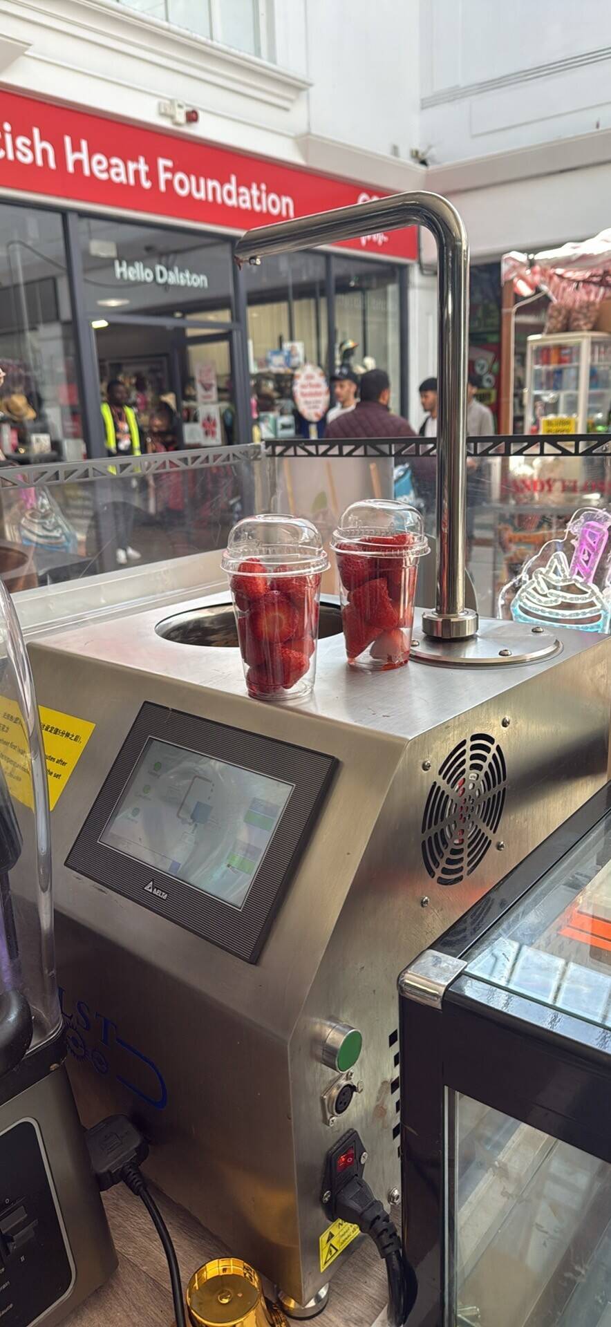 Bubble tea and Strawberry Chocolate stall for Sale