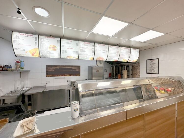 Modern attractive fish & chip takeaway with no deliveries within a highly populated residential catchment area in Staffordshire. Photo 4