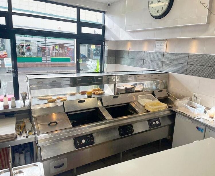 Fish & chip takeaway with 22 cover restaurant trading limited openings