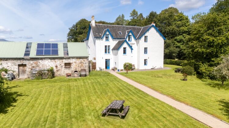 Secluded Highland lodge with cabins, income and B&B potential