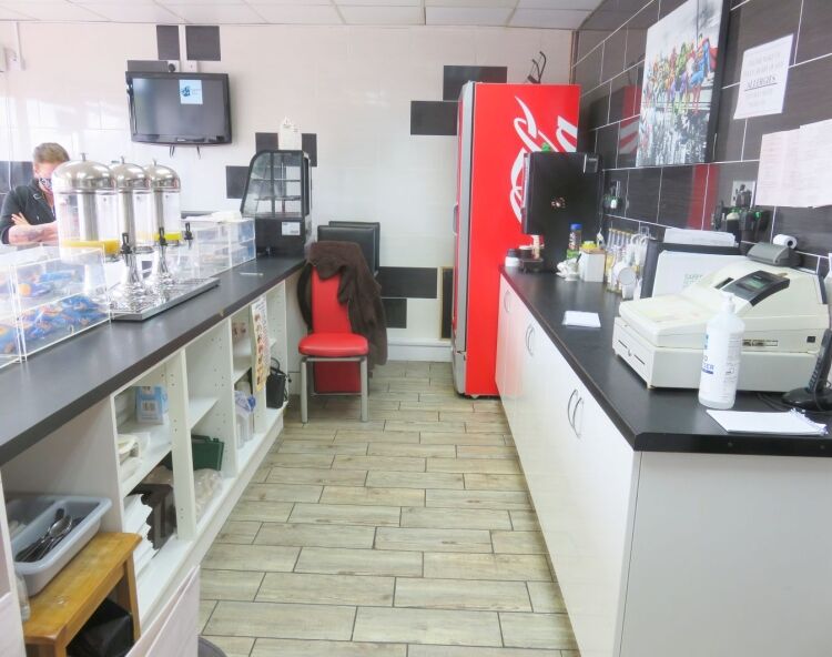 Well established cafe trading from 8.00 am to 2.30 pm serving heavily populated catchment area