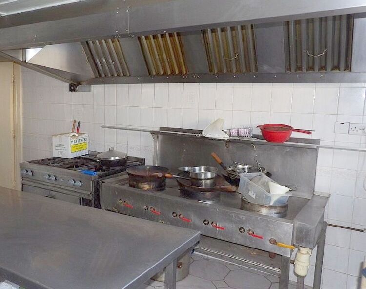 Closed fish and chip shop with three-bedroom accommodation
